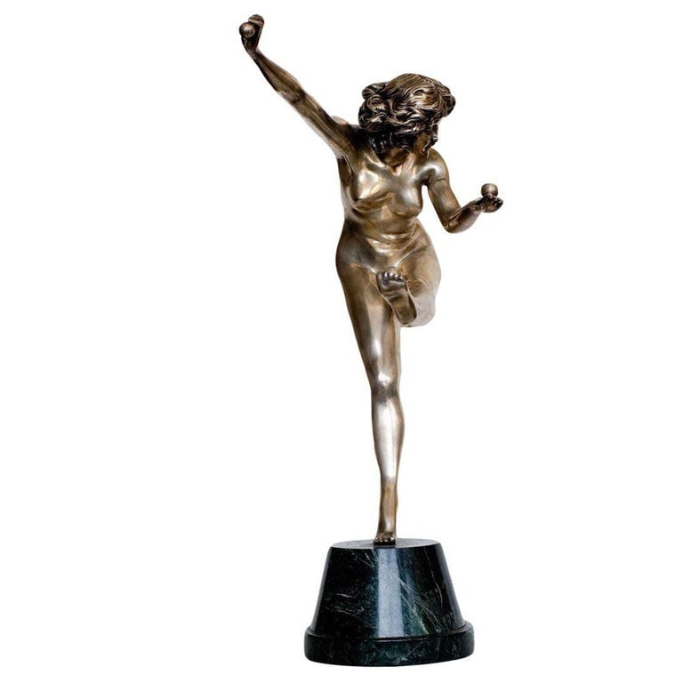French Art Deco Bronze Figure 'Trickstress' by CJR Colinet - 3