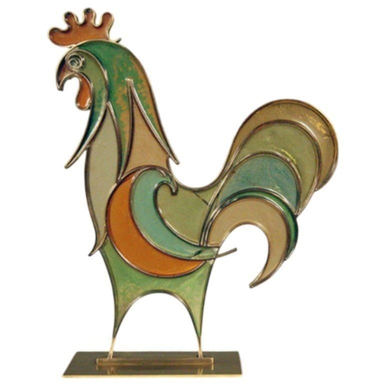 Rare Hans Hagenauer Rooster and Parrot Figures - 4
