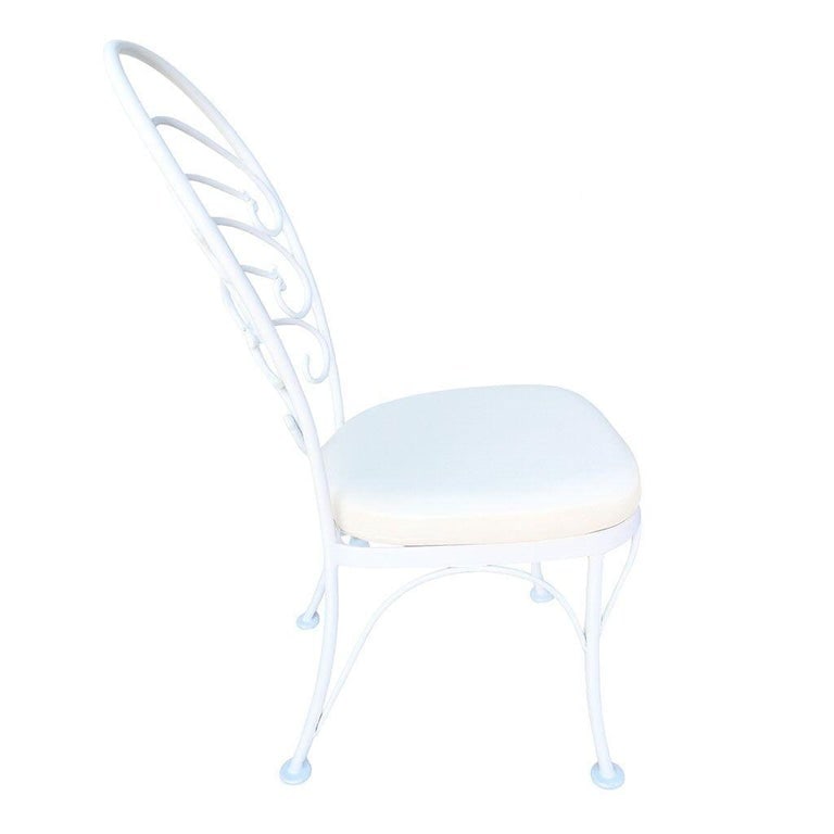Woodard "Ribcage" Patio/Outdoor Lounge Chair w/ Brass Accent, Set of Two - 12