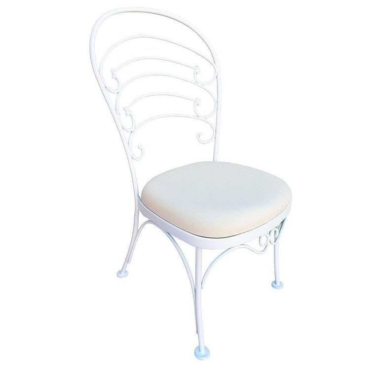 Woodard "Ribcage" Patio/Outdoor Lounge Chair w/ Brass Accent, Set of Two - 9