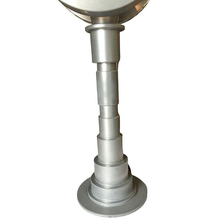 Post-Modern Futurist Enameled Futurist Steel Table Lamp 1990, 2 Available - 8
