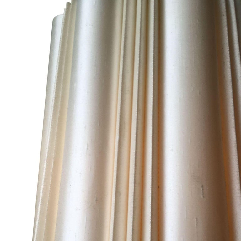 Large Mid Century Ceramic "Infinity" Table Lamp w/ Shade by James Mont - 6