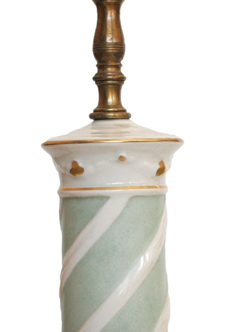 Ceramic Hollywood RegencyGreek Face Table Lamp by Rembrandt Light Company - 4