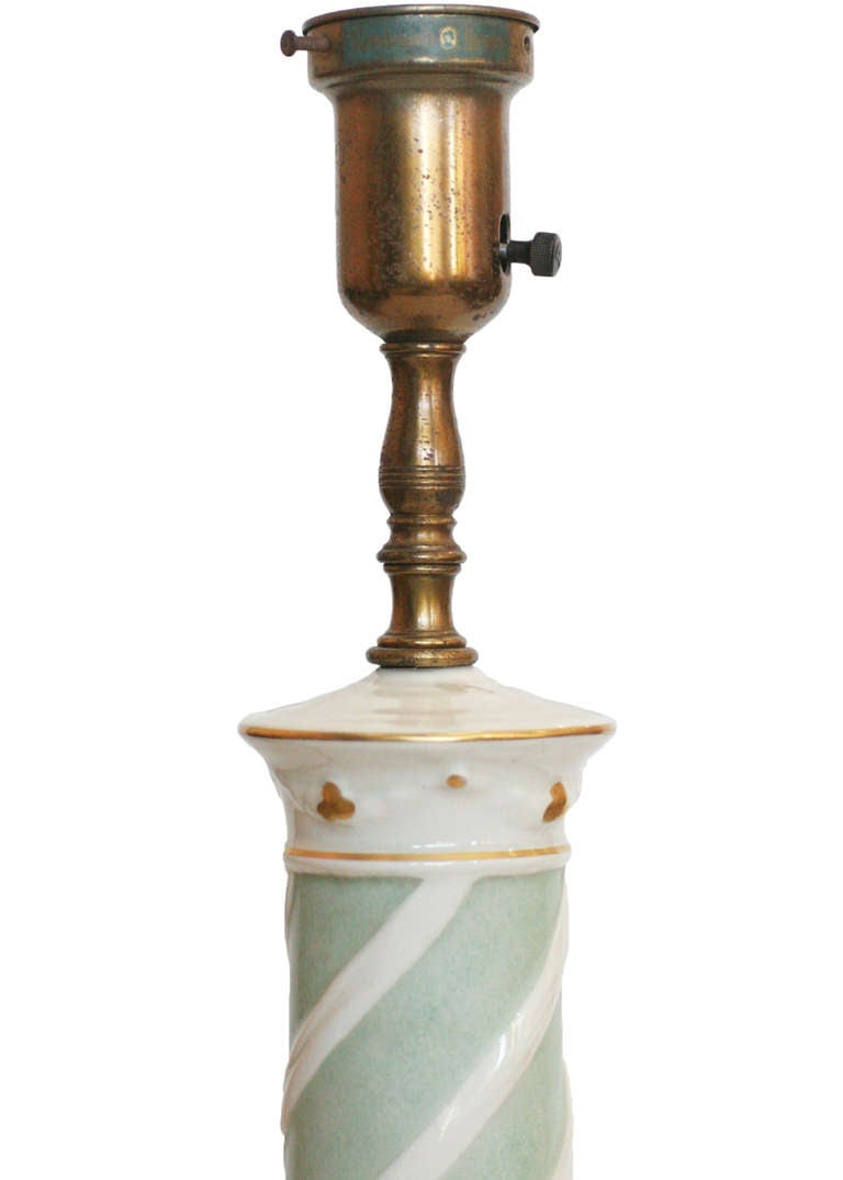 Ceramic Hollywood RegencyGreek Face Table Lamp by Rembrandt Light Company - 5
