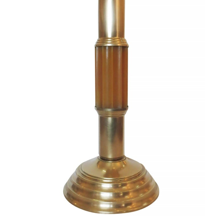 Art Deco Celluloid and Brass Table Lamp - 3