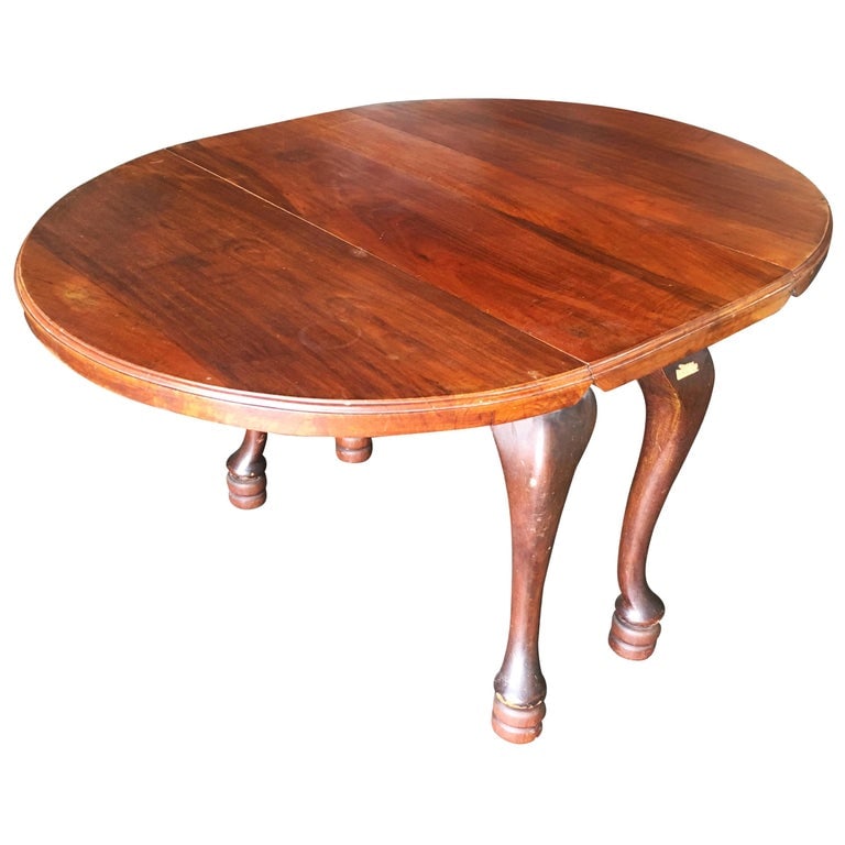 18th Century Georgian Drop-Leaf Mahogany Dining Table - 2
