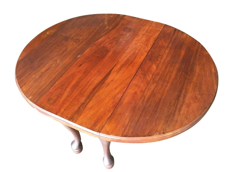 18th Century Georgian Drop-Leaf Mahogany Dining Table - 3