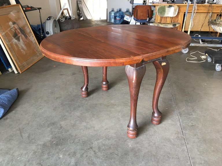 18th Century Georgian Drop-Leaf Mahogany Dining Table - 4