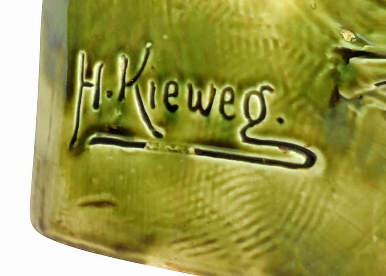 Hans Kieweg Art Nouveau Figural Vanity Mirror for Fraureuth - 10