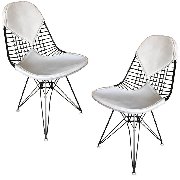 Charles Eames Orange DKR Bikini Chair for Herman Miller, Set of Four - 4