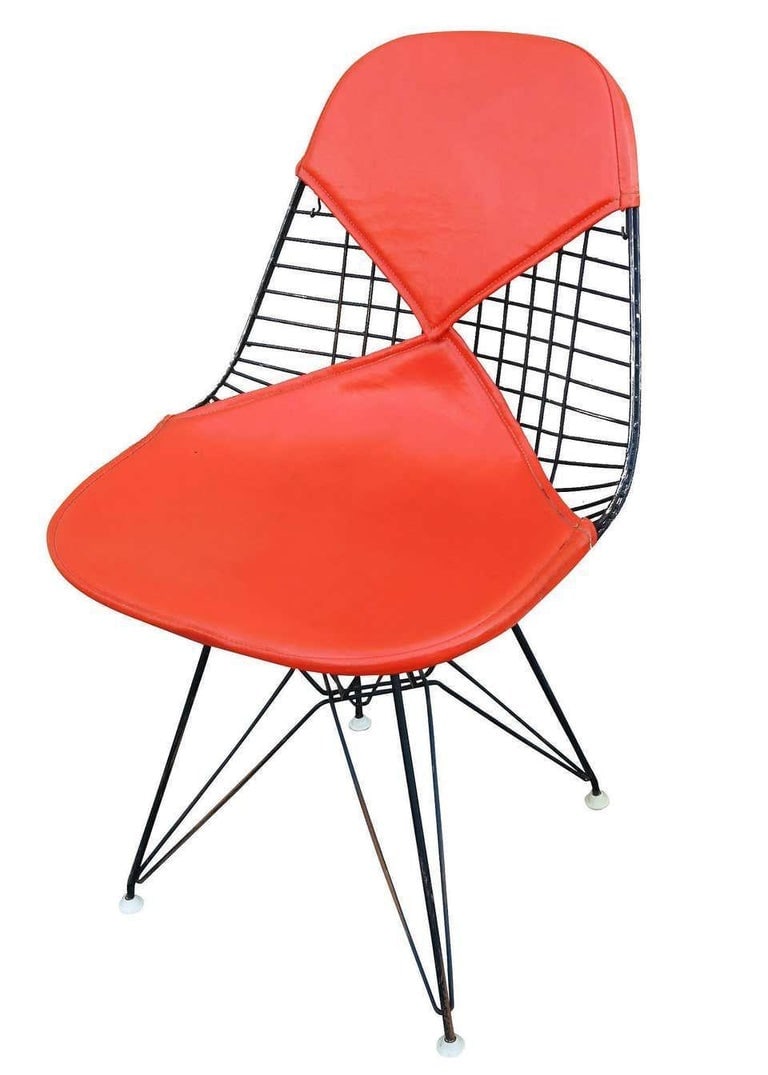 Charles Eames Orange DKR Bikini Chair for Herman Miller, Set of Four - 7