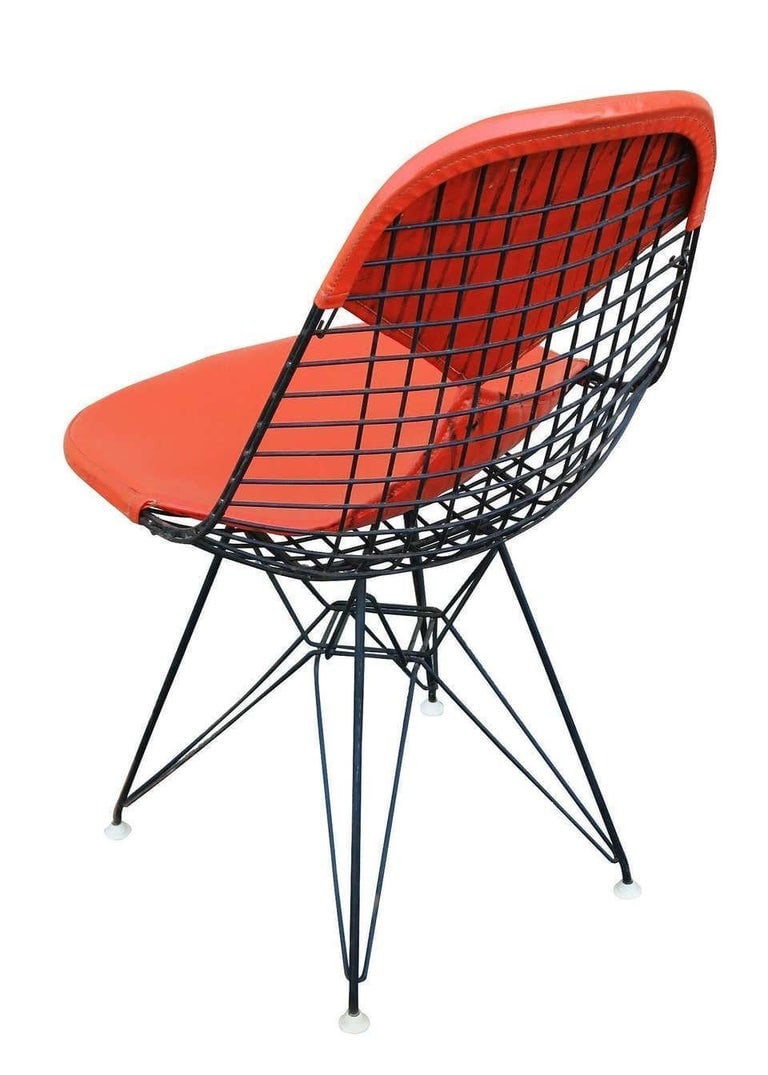 Charles Eames Orange DKR Bikini Chair for Herman Miller, Set of Four - 8
