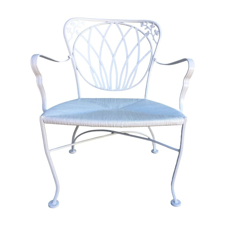 Woodard Art Nouveau Iron Patio/Outdoor Lounge Chair, Set of 4 - 4
