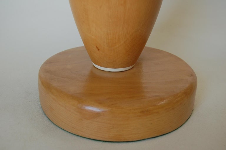 Wood Dix Tournament Select Real Bowling Pin Table Lamp - 6