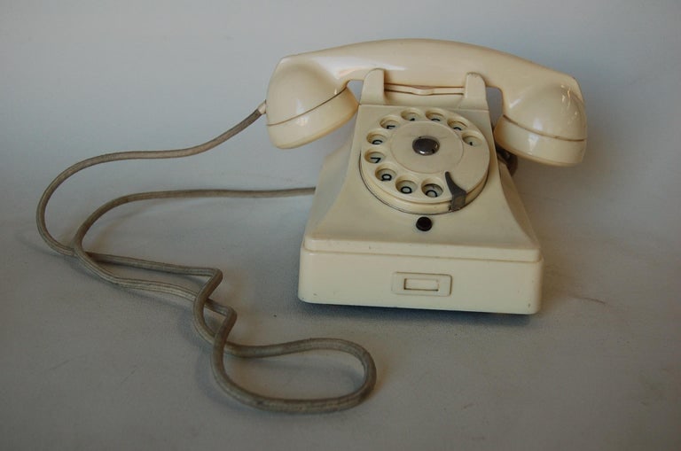 White Bakelite PTT Telephone by Ericsson - 5