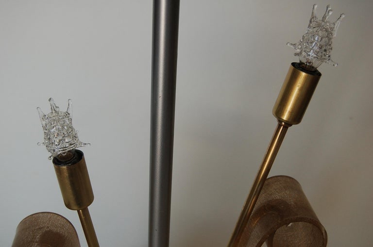 Gold Glitter Scrolling Acrylic Star Table Lamp by Moss Lighting - 11