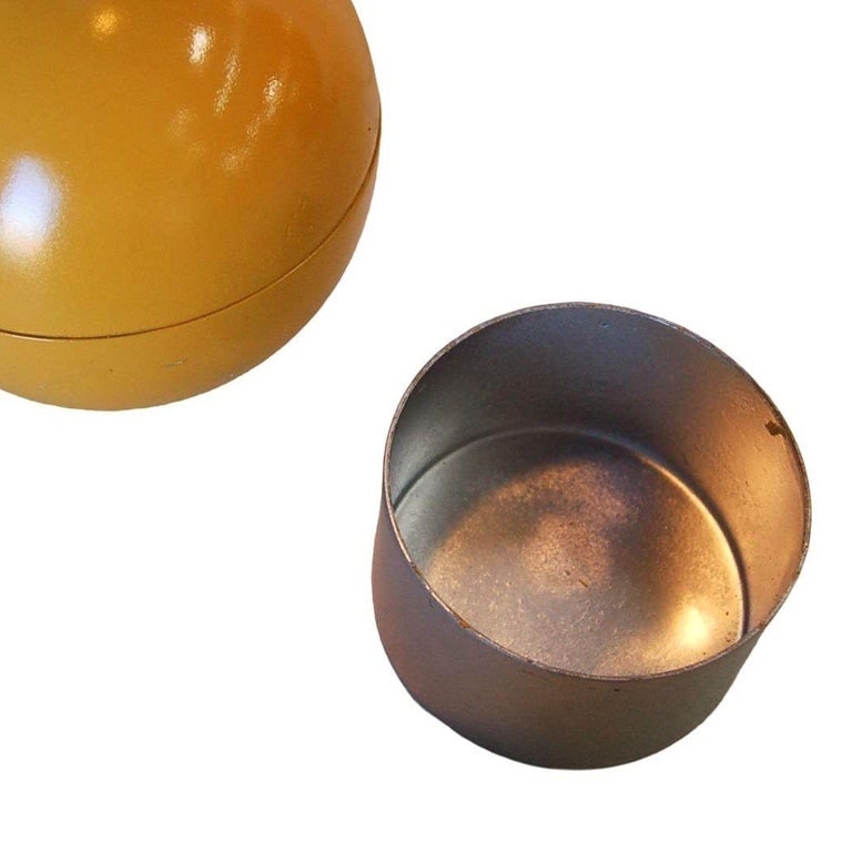 Yellow Double Ball Barbell Desk Table Lamp by George Kovacs - 11