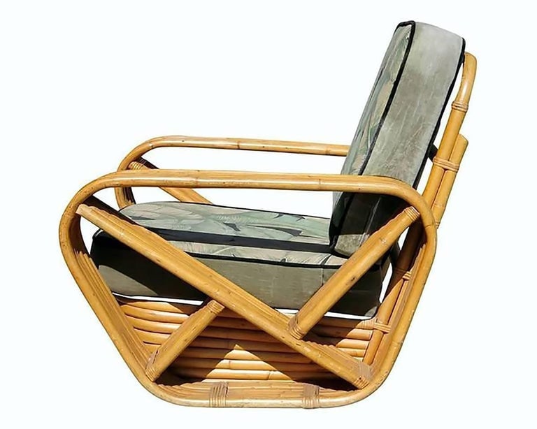 Restored Midcentury Rattan, Living Room Seating Set - 9