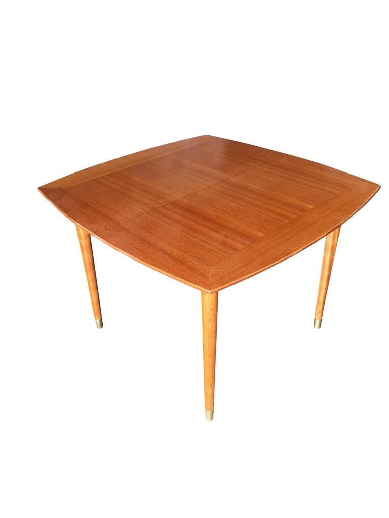 Brown Saltman Mahogany Extendable Dining Table by John Keal - 5