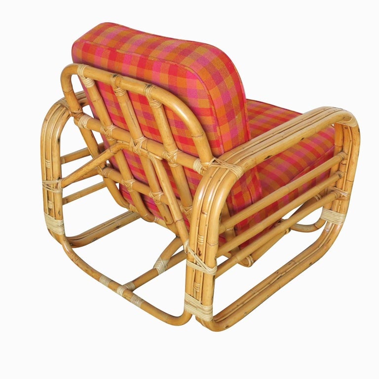 Restored Streamline Art Deco Rattan Living Room Set - 5