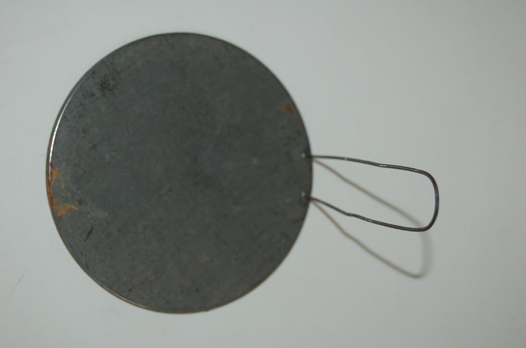 Vintage Post War Japanese Black Aboloni Round Tea Caddie Canister - 12