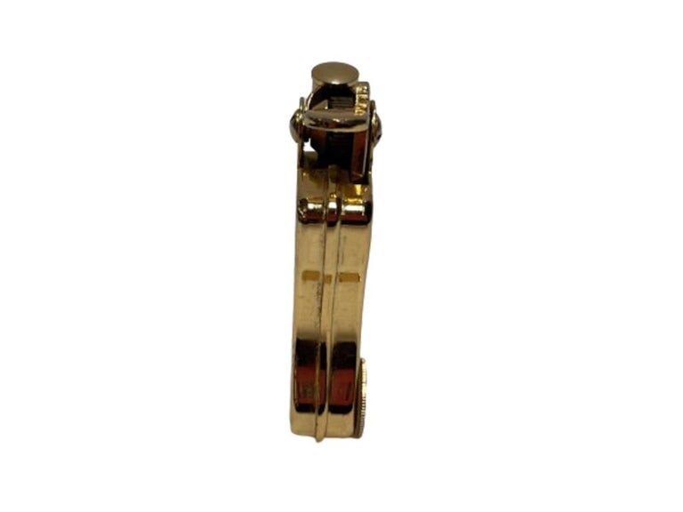 Gold-Plated Ronson Banjo Stylish Design Petrol Lighter, Japan - 6
