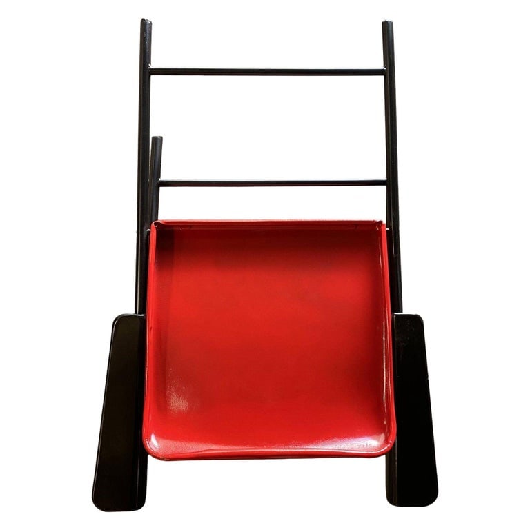 Russel Wright Outdoor/Patio Steel Folding Chair by Schwayder Bros, 5 Available - 6