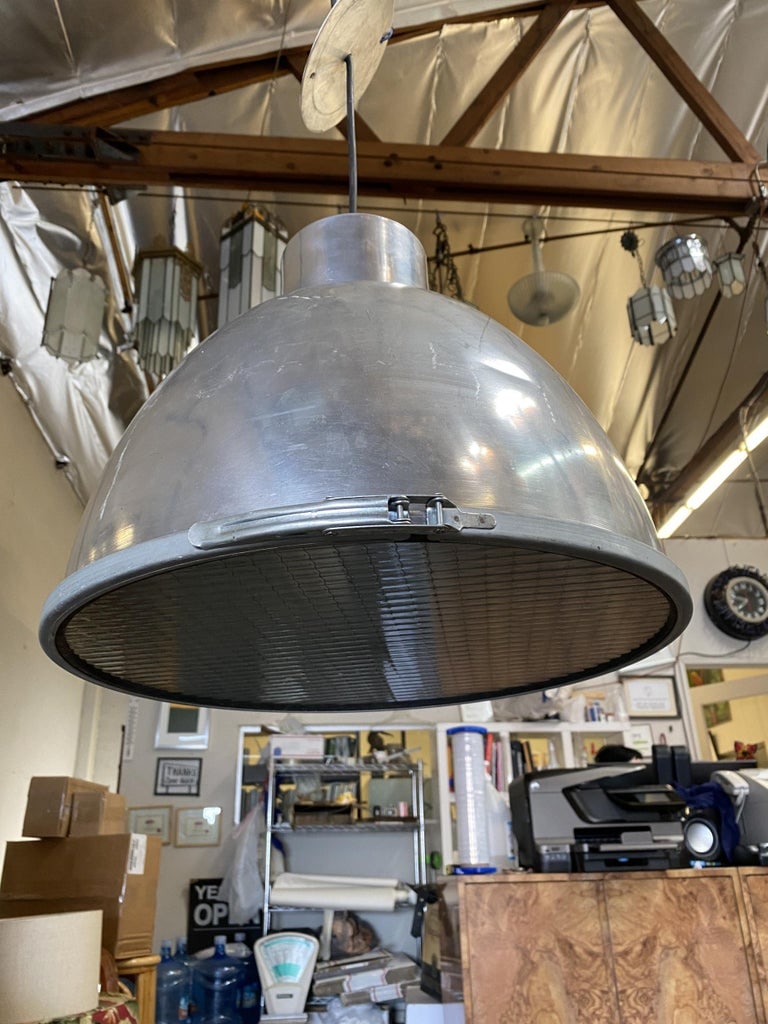Large Aluminum Industrial Pendant Light Fixture - 3