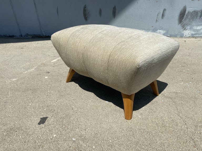 High Style Mid Century Reading Chair w/ Ottoman by Heywood Wakefield - 13