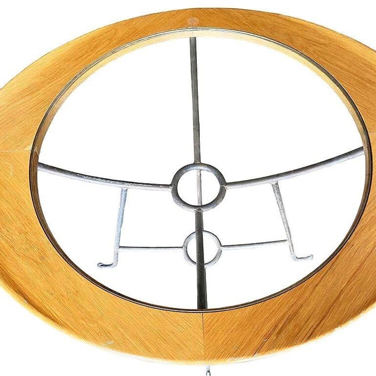 Rare Mid-Century Glass Center Two Person Breakfast Table - 6
