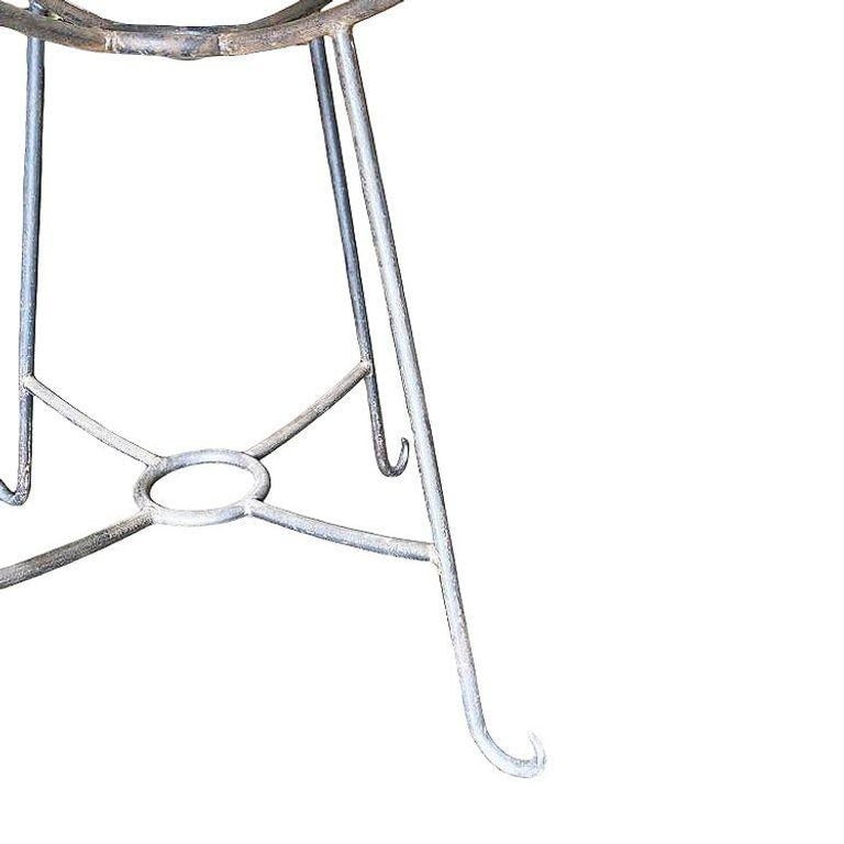 Rare Mid-Century Glass Center Two Person Breakfast Table - 8