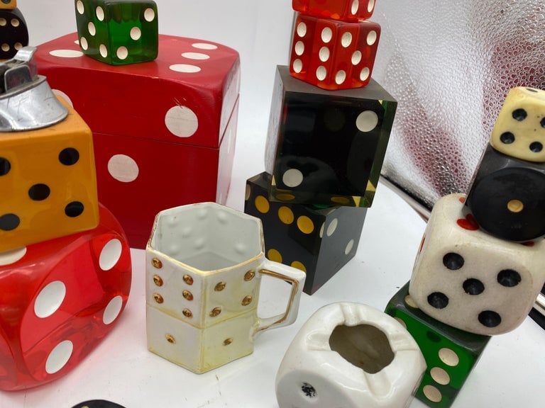 Lifetime Las Vegas Art Deco / Mid-Century Dice Collection - 7