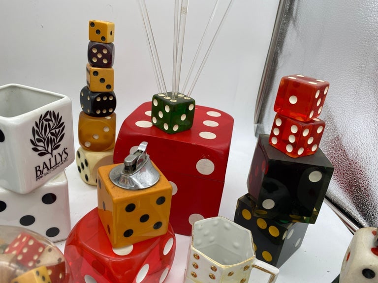 Lifetime Las Vegas Art Deco / Mid-Century Dice Collection - 8