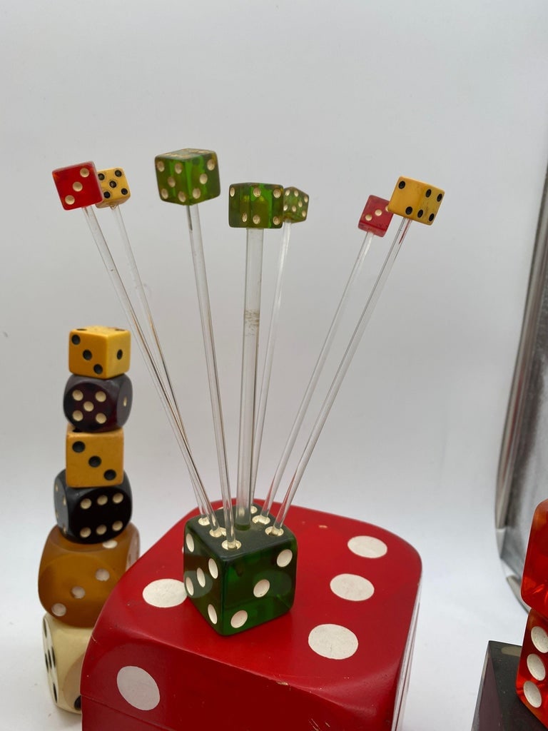 Lifetime Las Vegas Art Deco / Mid-Century Dice Collection - 9