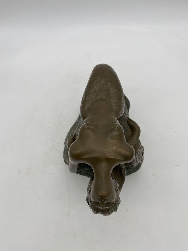 Bronze Mermaid Siren Statue on Beach Rock by James Siebert - 12