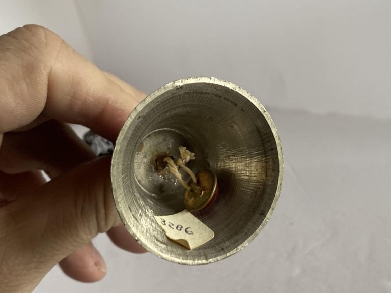 Sterling Silver Figural Female Desktop Servant Bell, Circa 1900 - 6