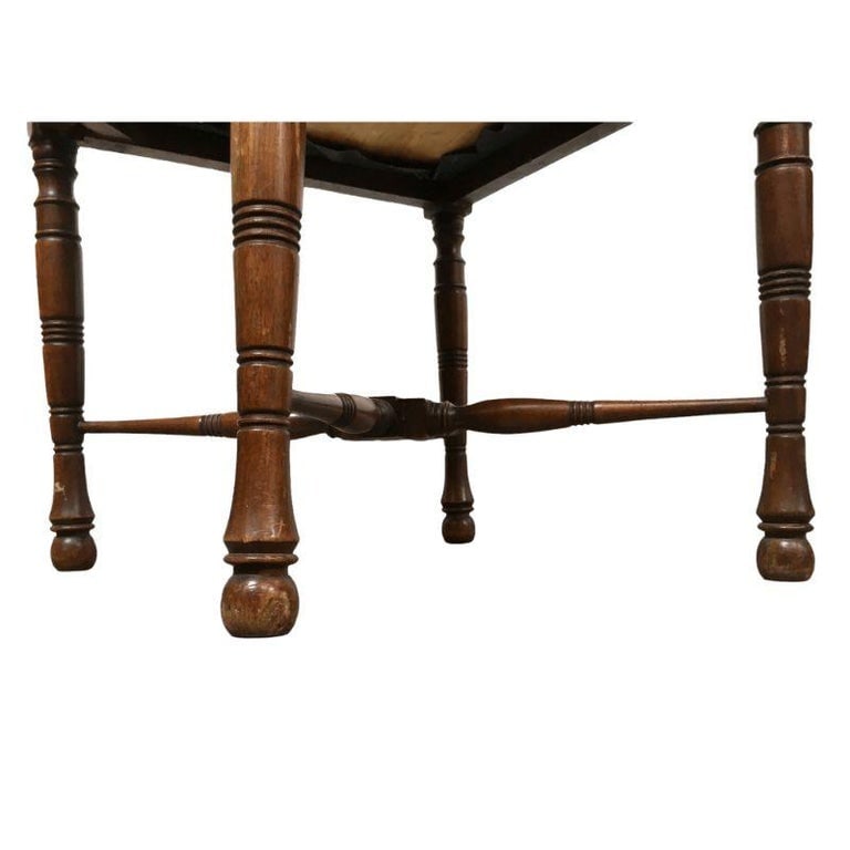 Jugendstil Maple Wood Corner Chair with Upholstered Seat by Adolf Loos, c. 1900 - 10