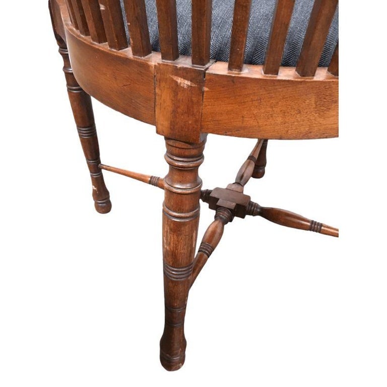 Jugendstil Maple Wood Corner Chair with Upholstered Seat by Adolf Loos, c. 1900 - 8