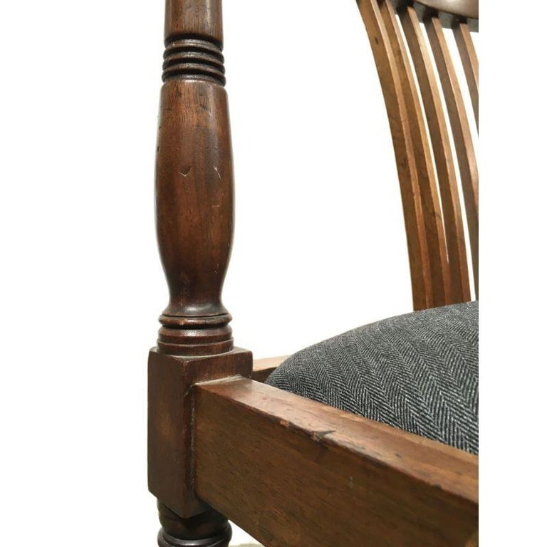 Jugendstil Maple Wood Corner Chair with Upholstered Seat by Adolf Loos, c. 1900 - 9
