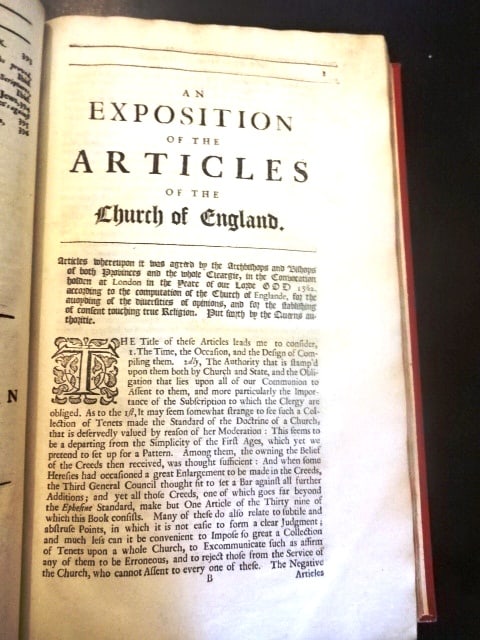 1705 Exposition of the Thirty Nine Articles Burnet - 3