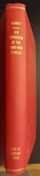 1705 Exposition of the Thirty Nine Articles Burnet - 4