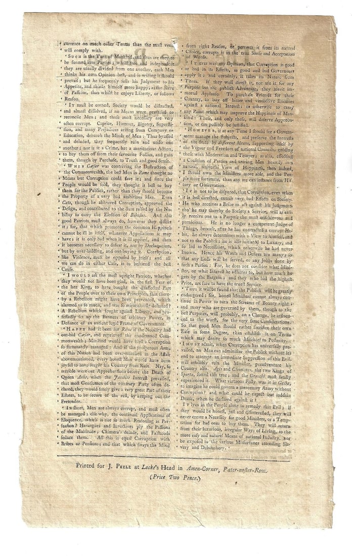 1733 The Free Briton Newspaper - 2