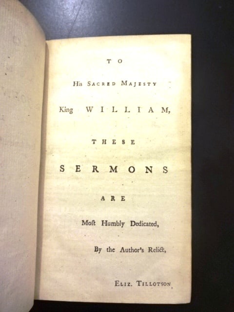 1748 Leather Volume of English Sermons - 2