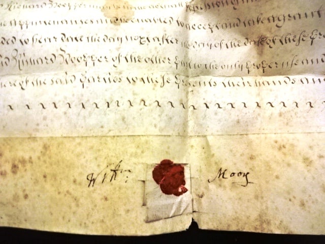 1749 English Vellum Indenture Red Wax Seal - 2