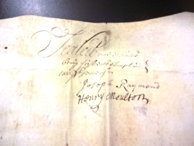 1749 English Vellum Indenture Red Wax Seal - 4