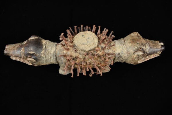 Nkisi Kozo - Glass, Nail, Wood - Bakongo - Congo - 3