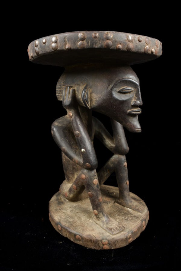 Stool - Wood, Nails - Chokwe - DR Congo (1 of 8)