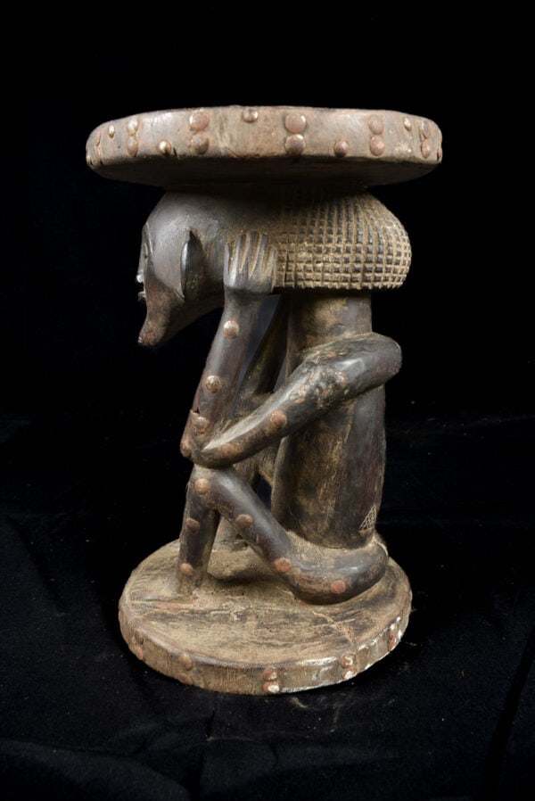 Stool - Wood, Nails - Chokwe - DR Congo - 4