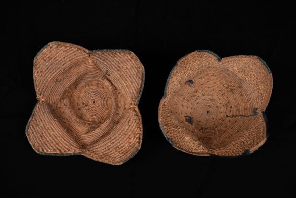 Hat (2x) - Plant fibre - Kuba - Congo DRC - 2