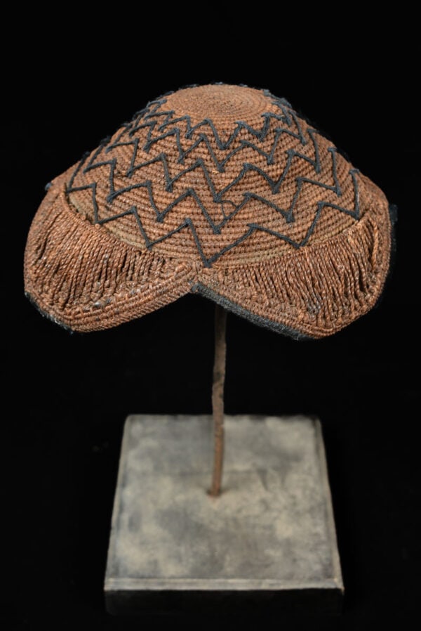 Hat (2x) - Plant fibre - Kuba - Congo DRC - 3